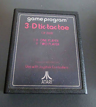 ATARI AKA Atari 2600 3-D Tic-Tac-Toe (Cartridge Only)